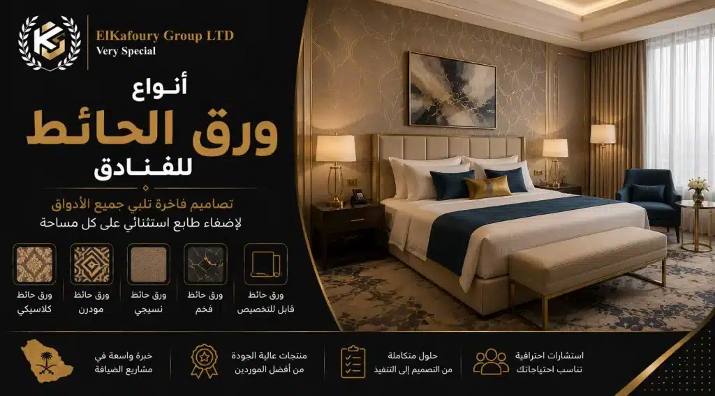 أنواع ورق الحائط للفنادق