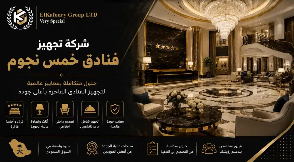 شركة تجهيز فنادق خمس نجوم