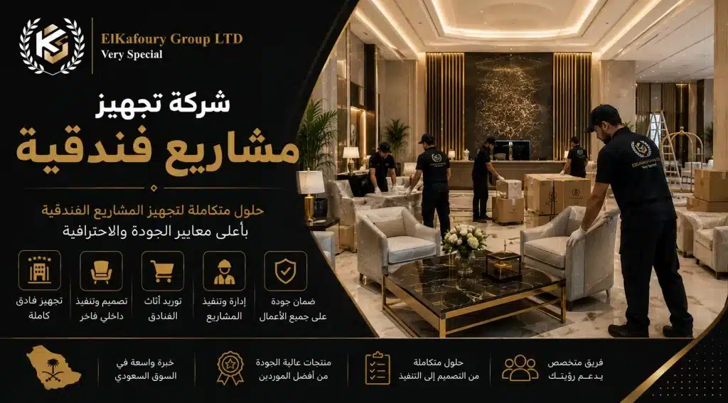 شركة تجهيز مشاريع فندقية