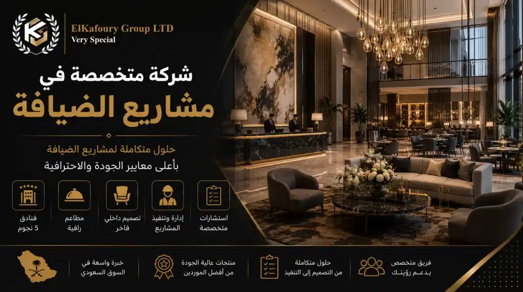 شركة متخصصة في مشاريع الضيافة
