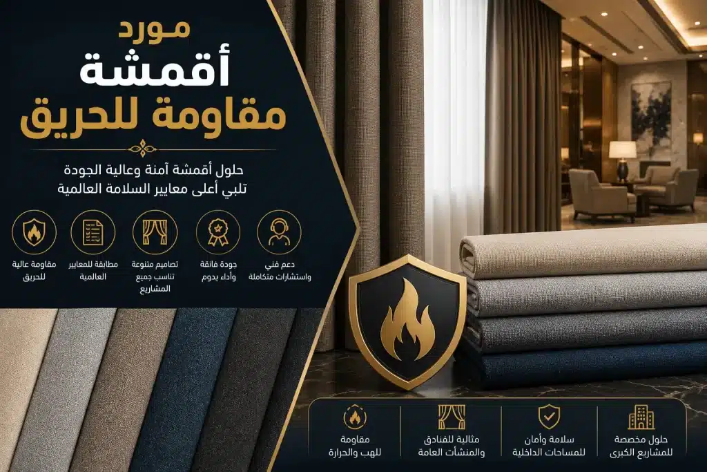 مورد أقمشة مقاومة للحريق