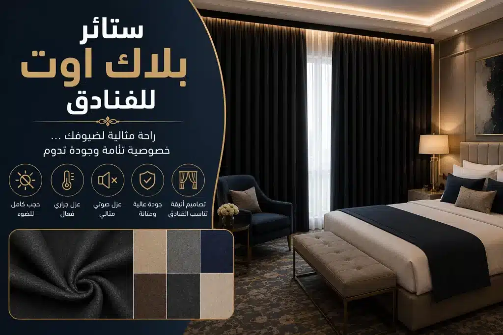 ستائر بلاك اوت للفنادق
