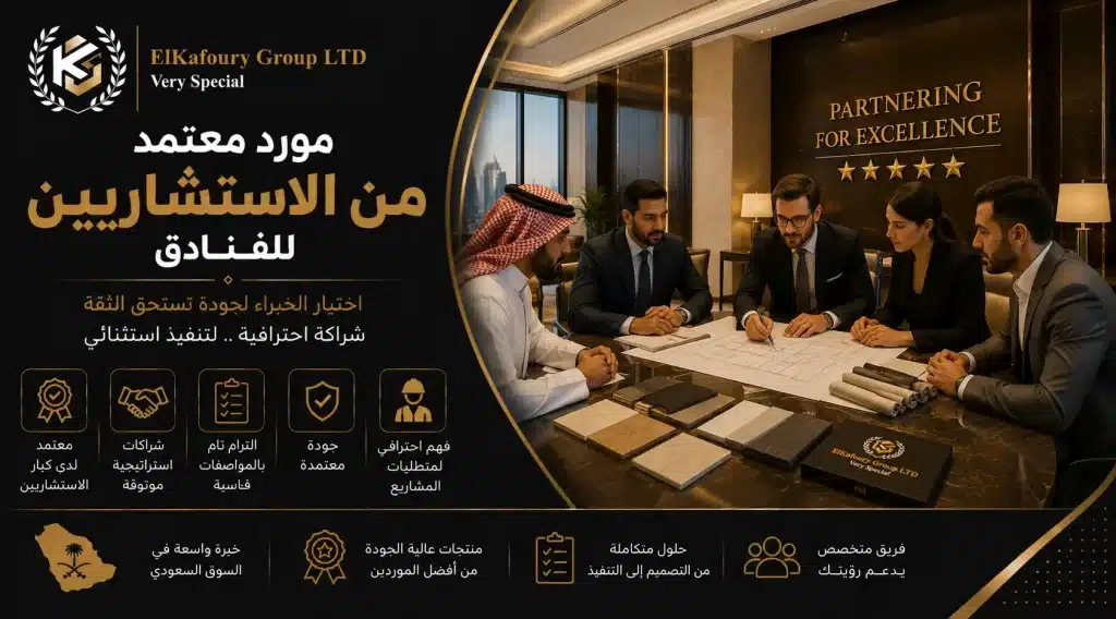 مورد معتمد من الاستشاريين للفنادق